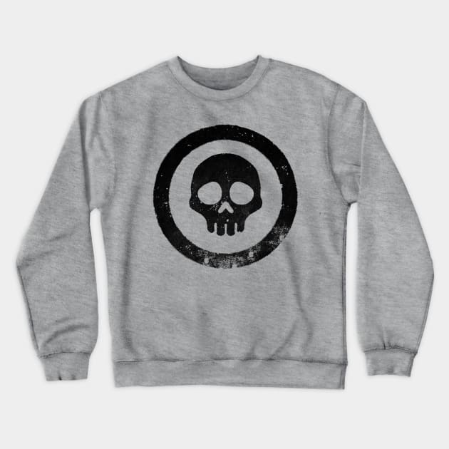 Basic Skull Crewneck Sweatshirt by RealmsOfNowhere